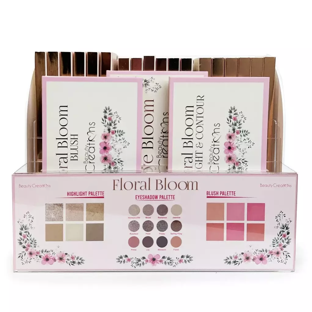 Beauty Creations - Coleccion Floral Bloom 18 Unidades + Tester