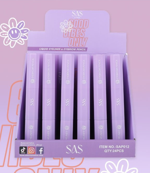 Sas - Delineador De Ojos &amp; Cejas SAP012