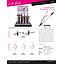 LA GRIL - GPD546 BLISSFUL DUO LINER + GLITTER LINERS STYRENE 30 PC DISPLAY