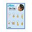 J-BABE - HAIR RINGS  8 PCS