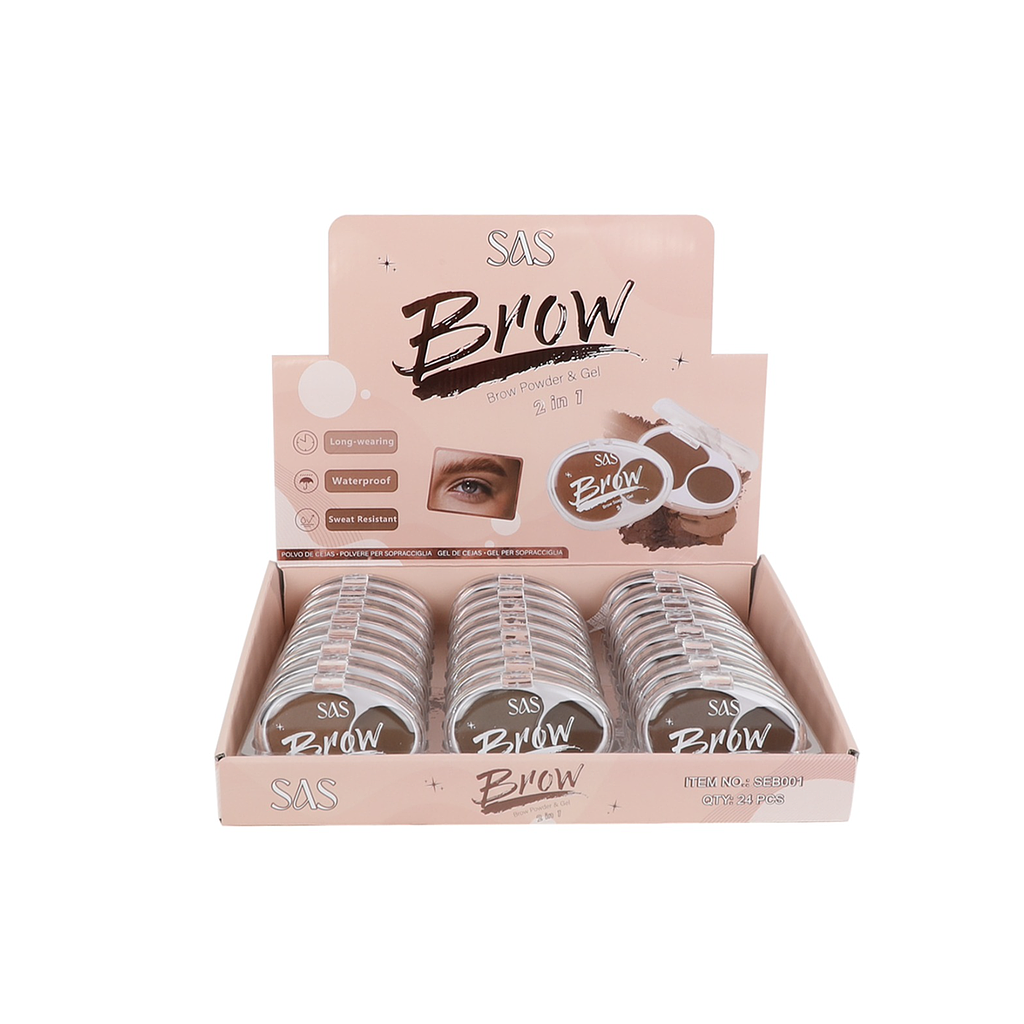 SAS - Eyebrow Powder + Gel SEB001