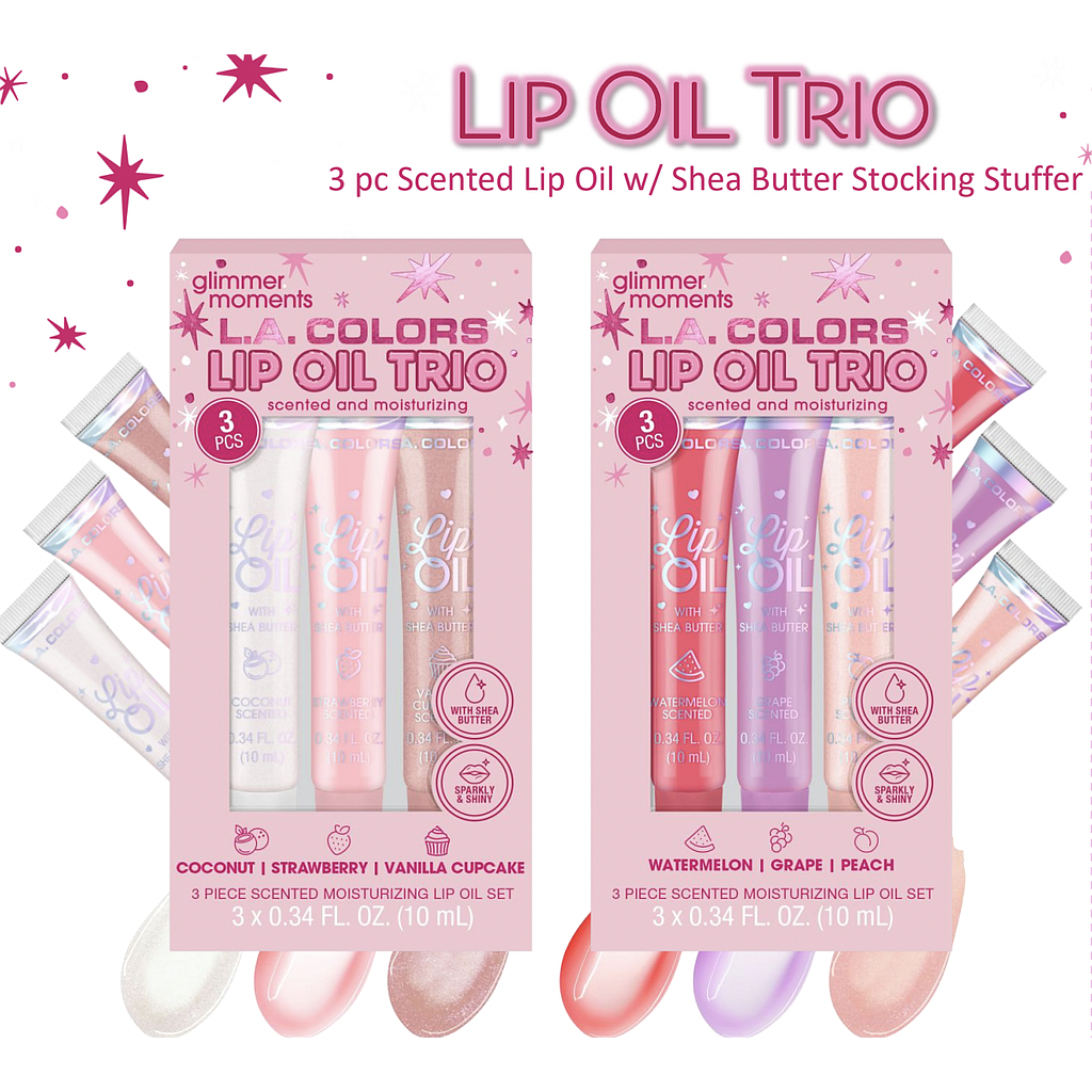 La Colors - Lip Oil Trio