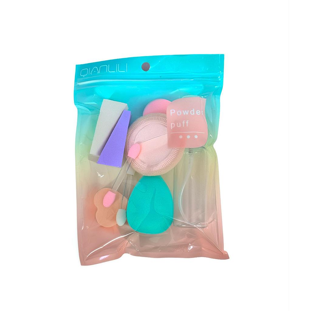 MISUCKA - BEAUTY TOOLS  PUFF SET, BOTELLA 3