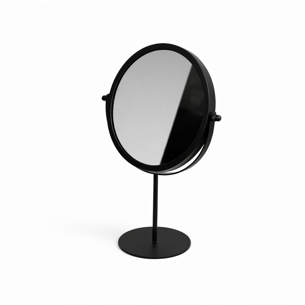 Espejo - NEGRO pedestal de Fierro