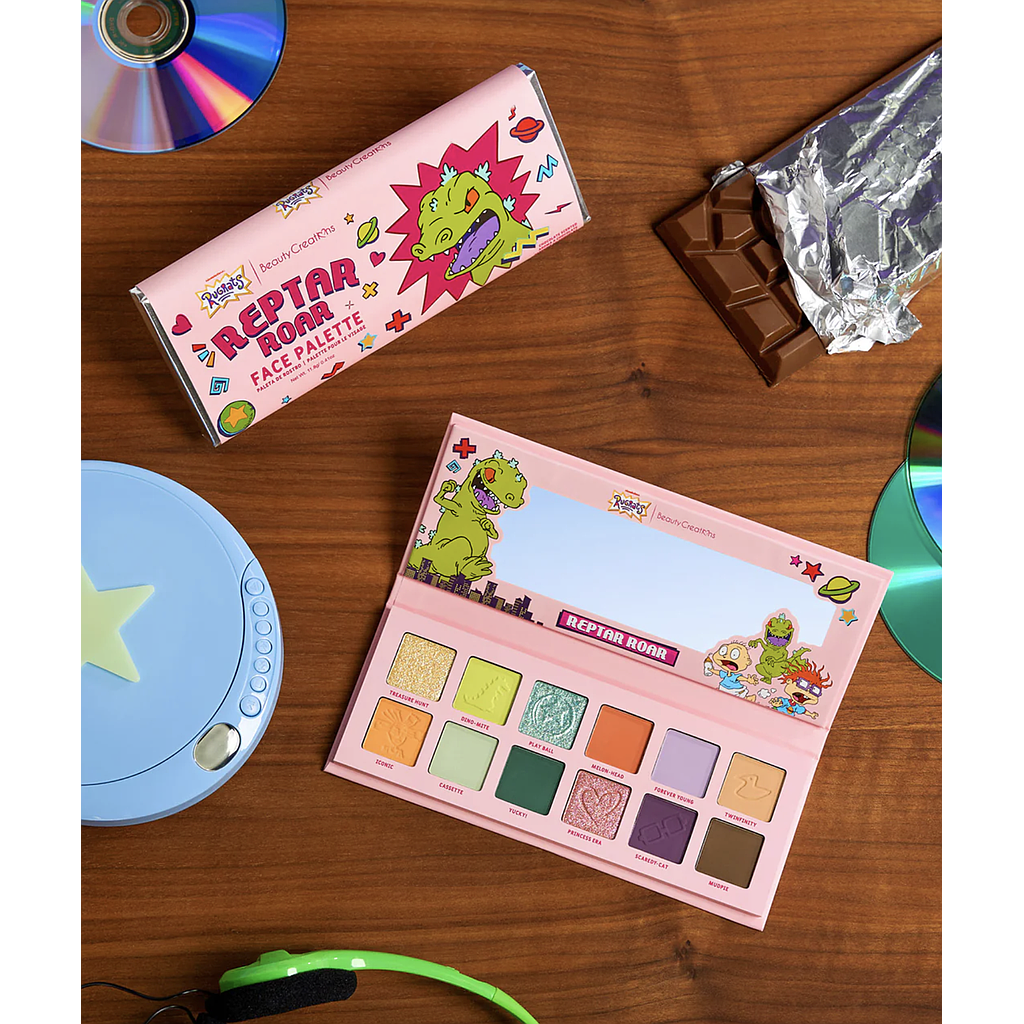 Beauty Creations x Rugrats - Reptar Roar Paleta de Sombras | MAKEMORE