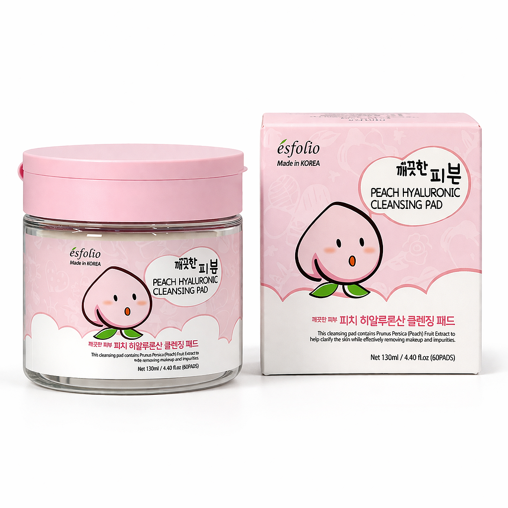 ESFOLIO - Peach Hyaluronic Cleansing Pad