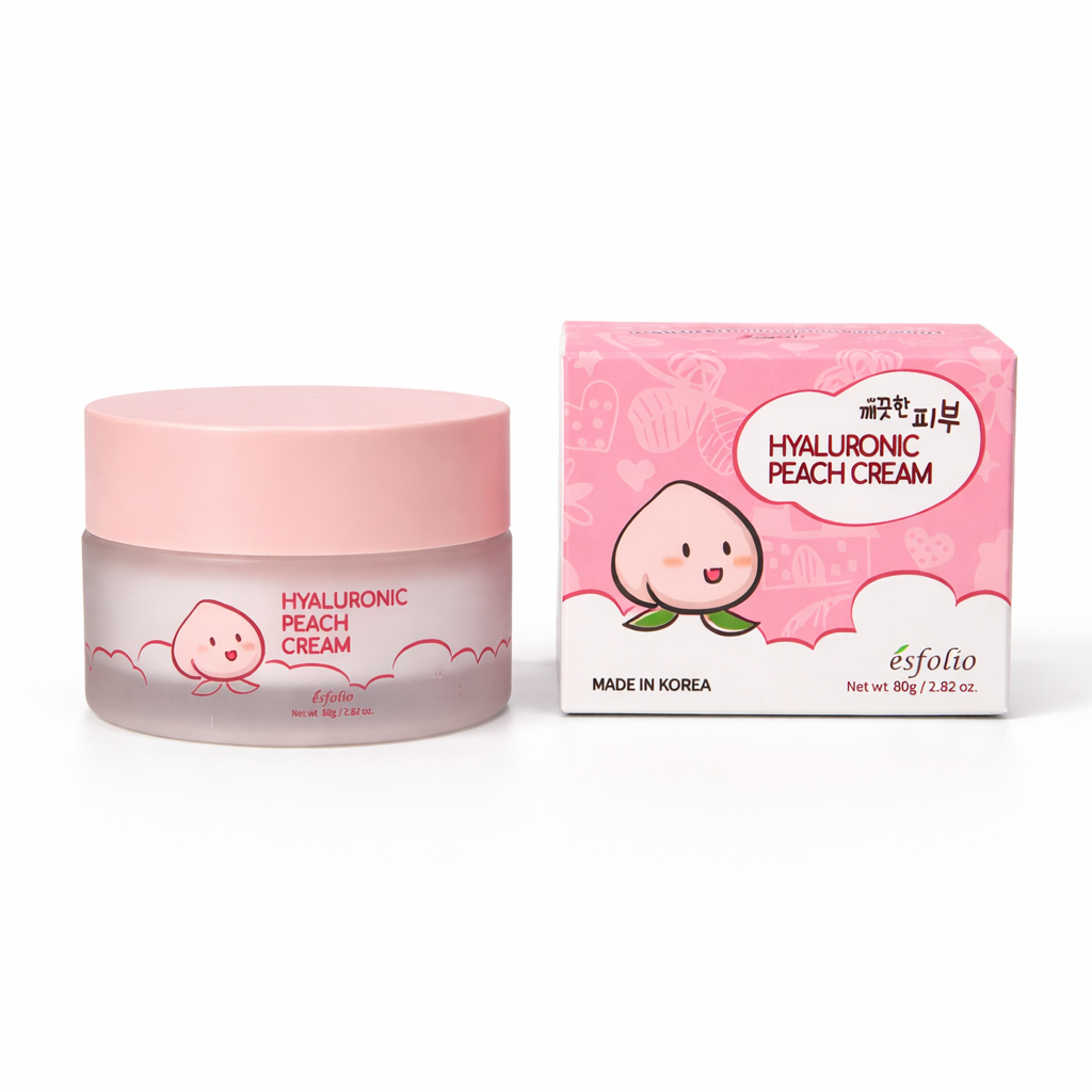 ESFOLIO - Revitalizing and Glowing Skin Hyaluronic Peach Cream