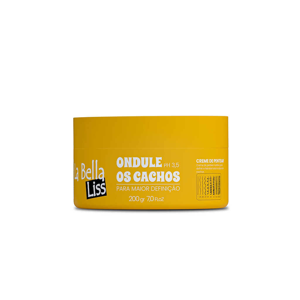 La Bella Liss - CREME DE PENTEAR ONDULE OS CACHOS 200G