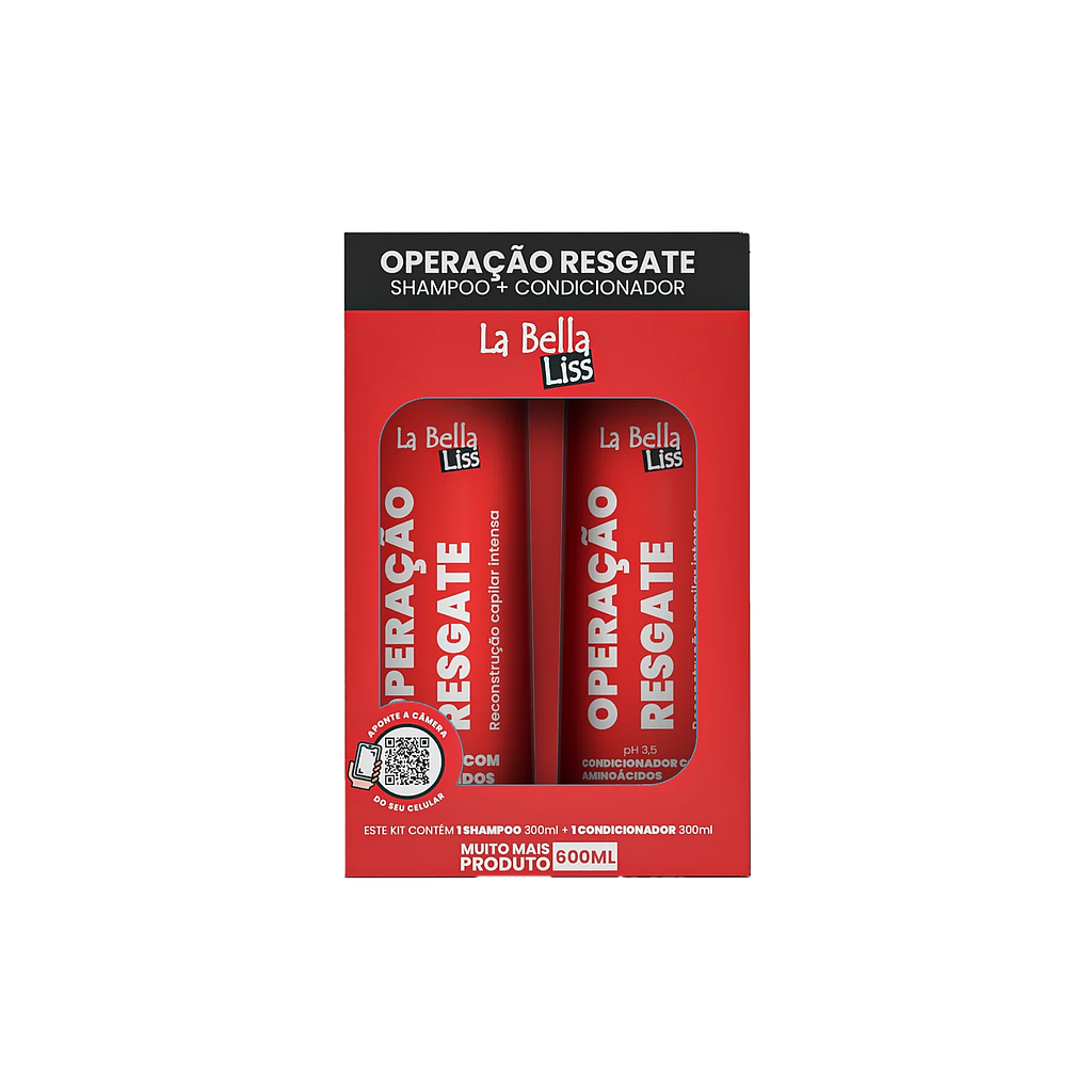 La Bella Liss - Kit Operacao Resgate 600ml