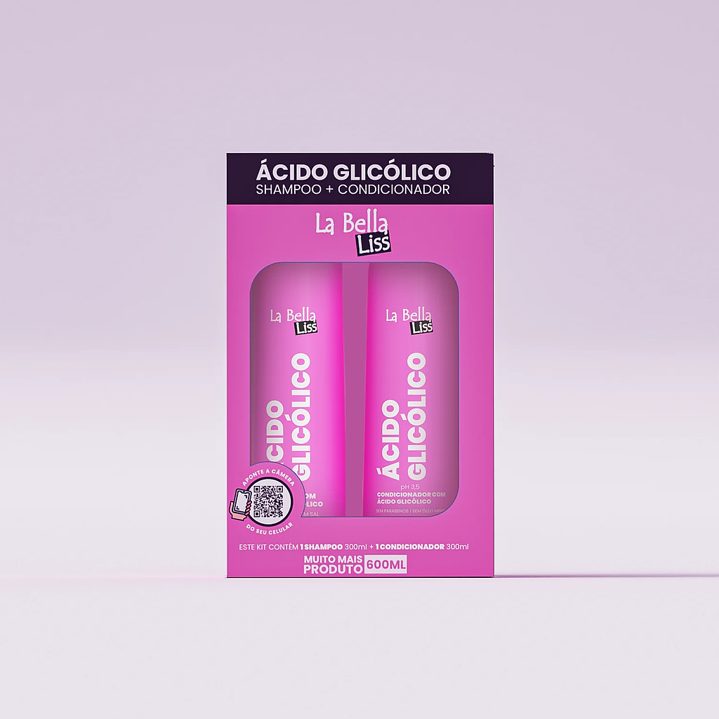 La Bella Liss - Kit Acido Glicolico 600ml