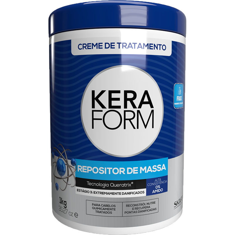Skafe - Crema de Tratamento Keraform Repositor de Massa 1kg