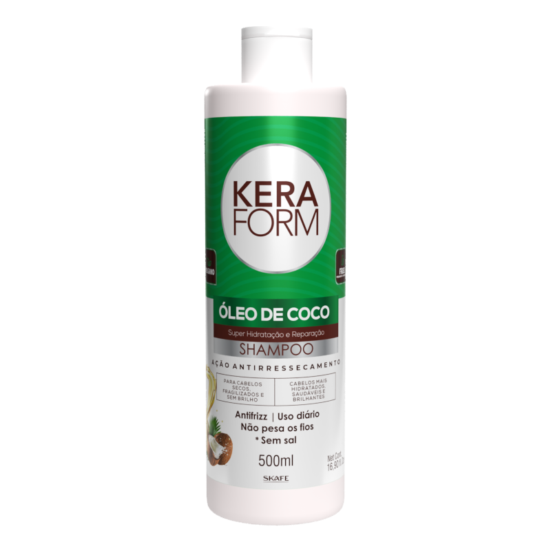 Skafe - Keraform Shampoo Aceite De Coco 500ml