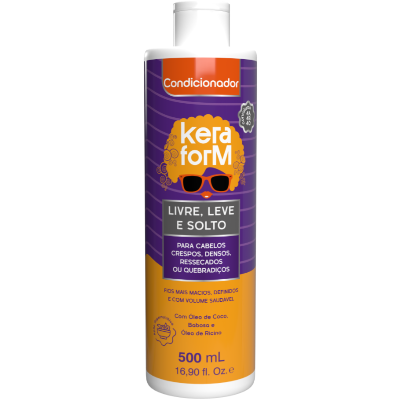Skafe - Acondicionador Keraform Free, Ligero y Suelto 500 ml