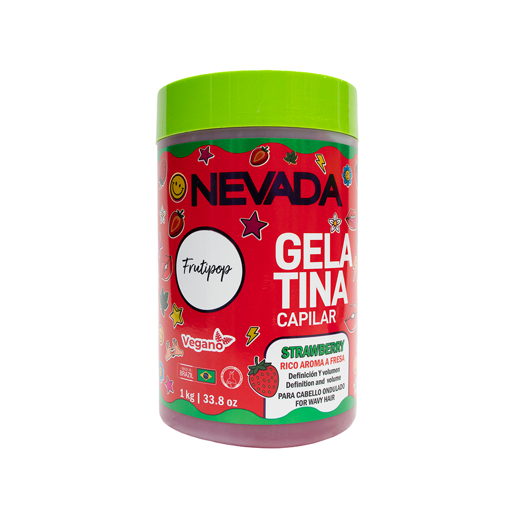 NEVADA - Gelatina Capilar Frutipop Frutilla 1kg