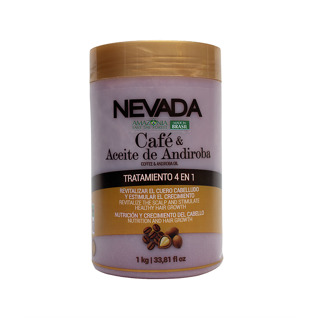 NEVADA - Tratamiento Amazonia 4 en 1 Cafe y Aceite de Andiroba 1KG