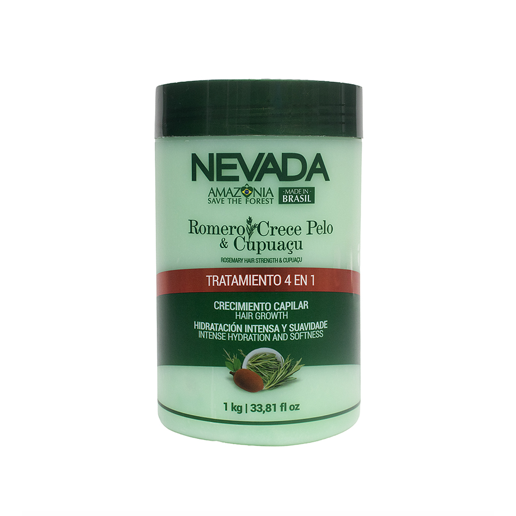 NEVADA - Tratamiento Amazonia 4 en 1 Ajo y Aceite de Buriti 1KG