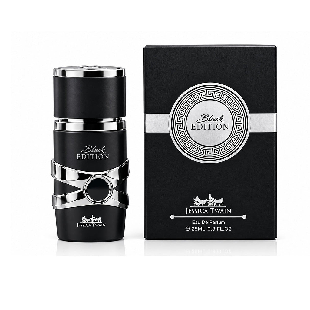 Jessica Twain - Black Edition EDP 25 ml Hombre | MAKEMORE
