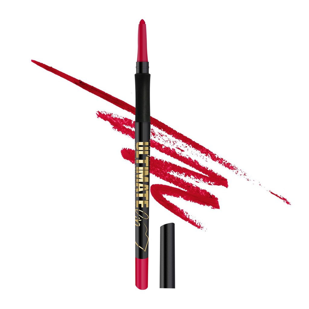 La Girl Ultimate Lip Liner Relentless Red MAKEMORE