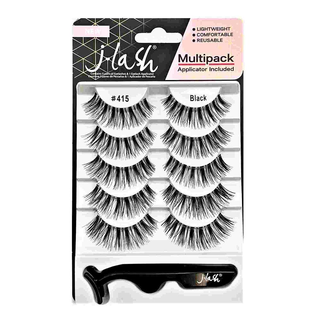 J-Lash - 5 Pair w/ Applicator - #415