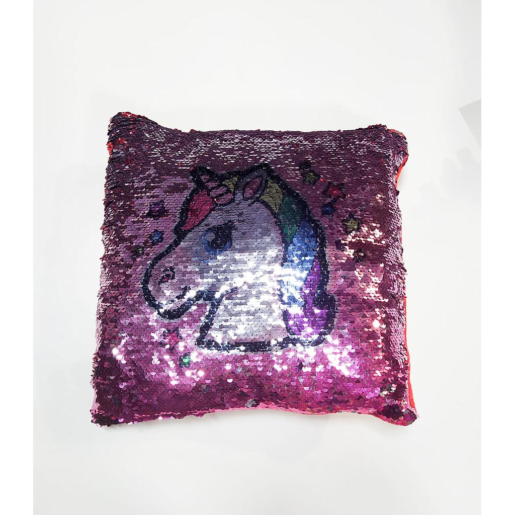 Cojín Unicornio Lentejuelas