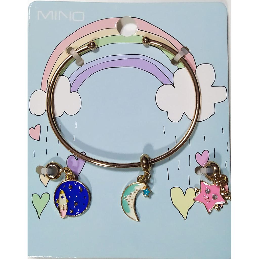 Pulsera Con Charms Luna