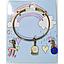 Pulsera Con Charms Bola Cristal