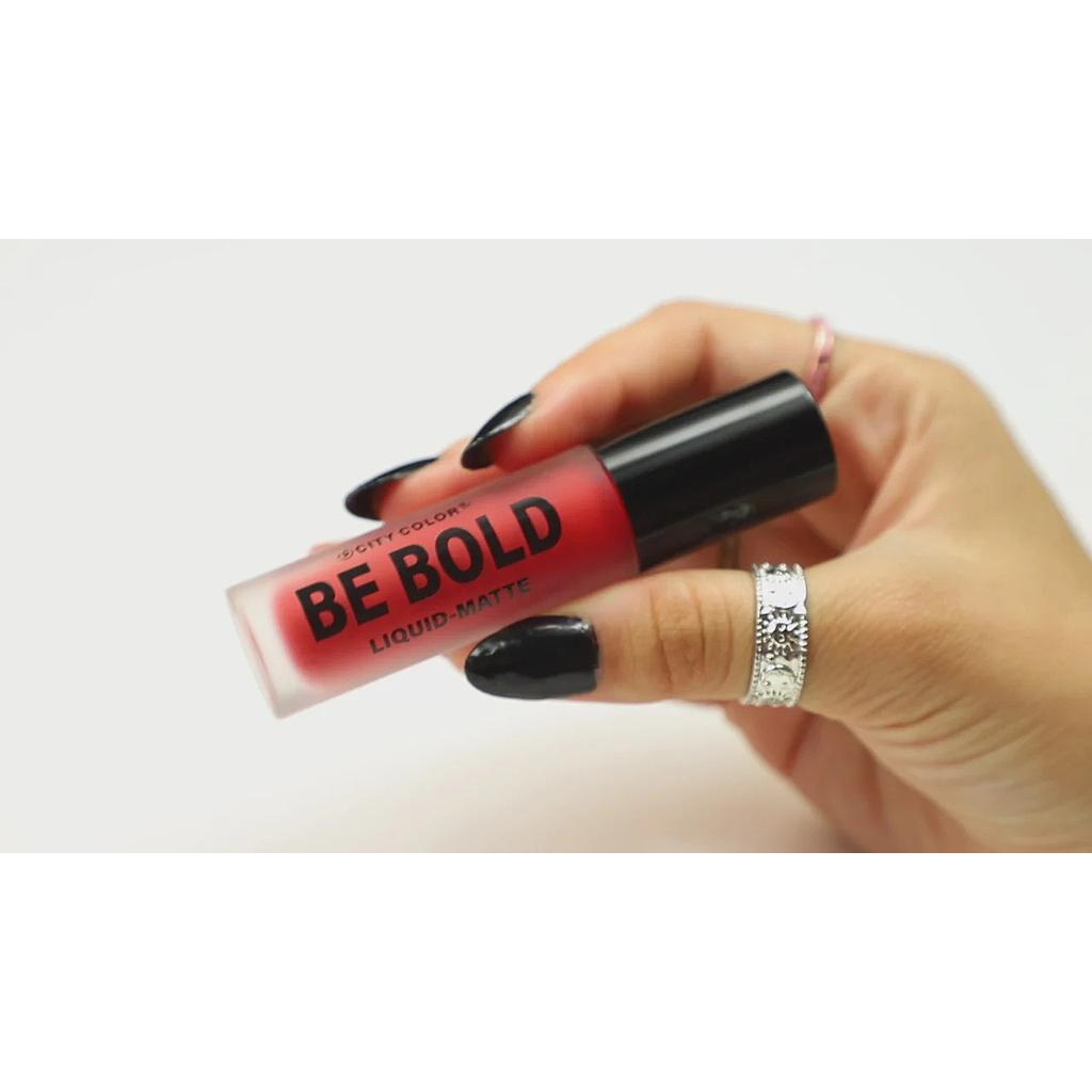 City Color Labial Matte Deep Red