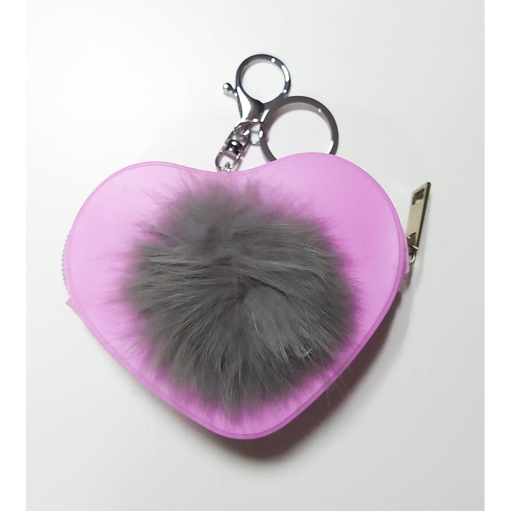 Monedero de Goma Corazon