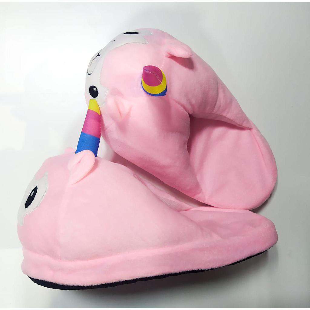 Pantufla Unicornio - Rosada