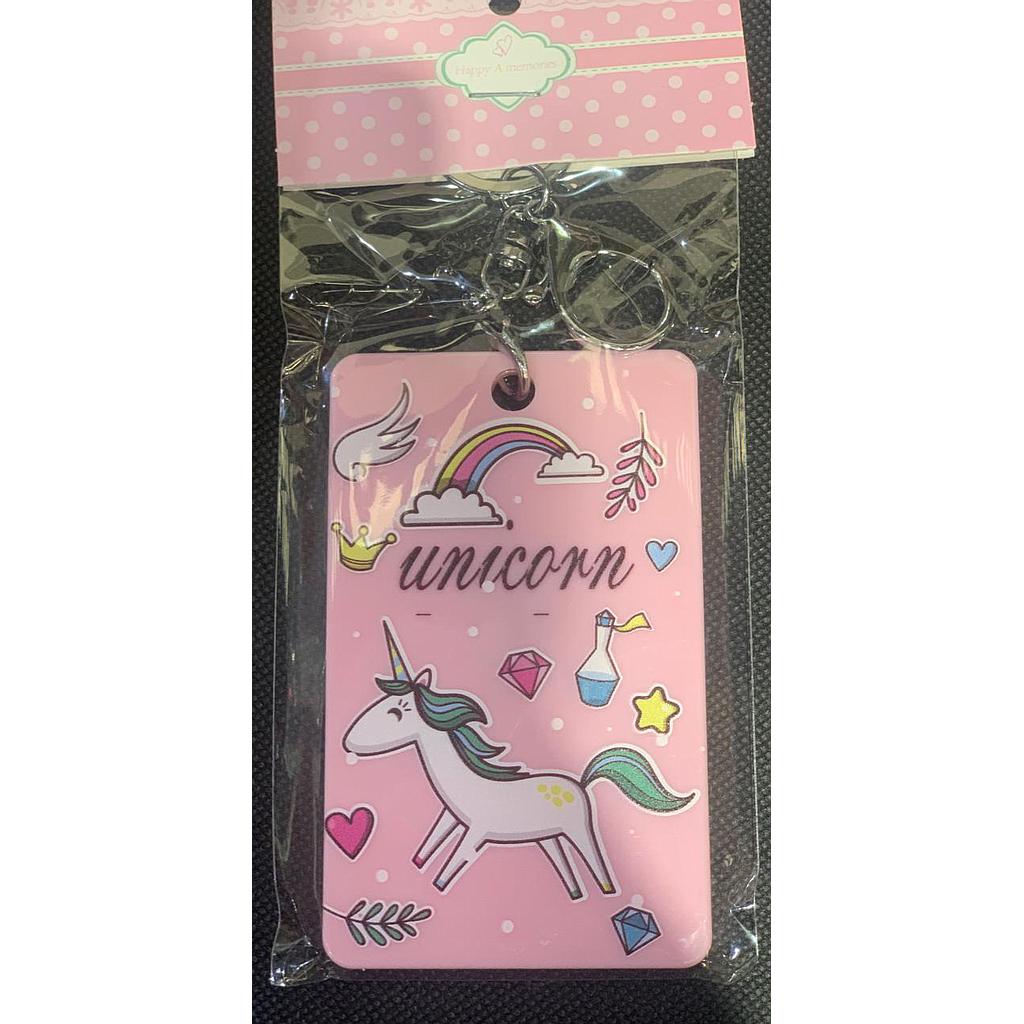Llavero Porta Tarjeta Pink
