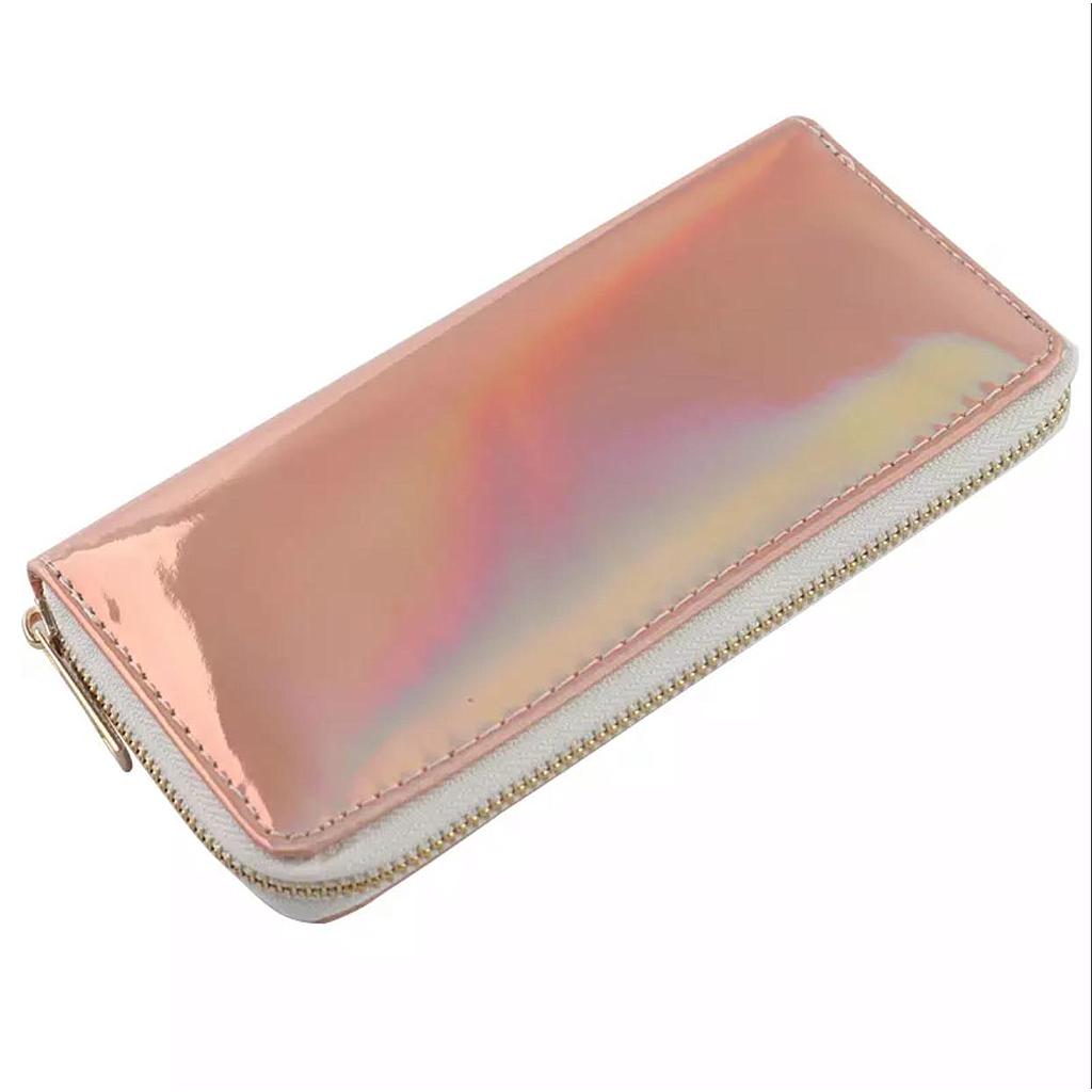 Billetera Lisa 20 x 10 Cm Rose Gold