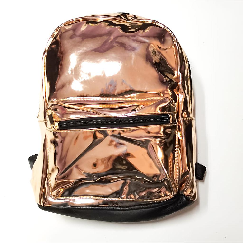 Mochila dorada best sale