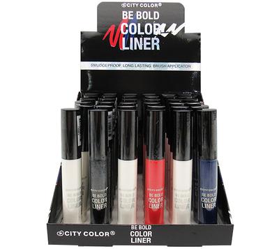 City Color Display 36 Unidades Delineador Be Bold Liner