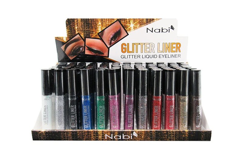 Nabi Display 72 Unidades Delineador Glitter