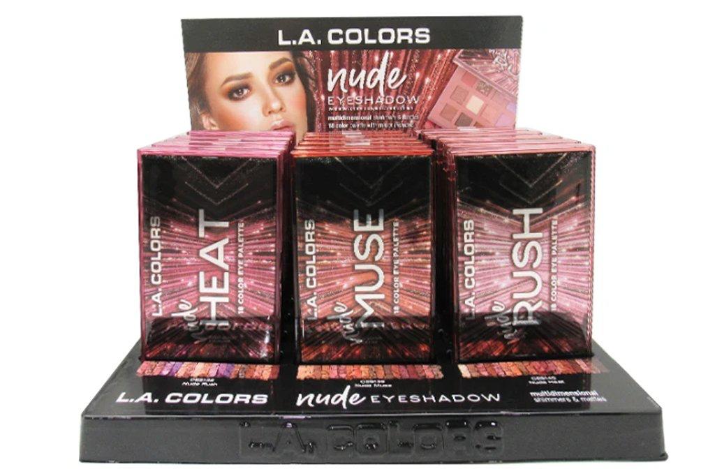 LA Colors - Nude Eyeshadow 18 Unidades
