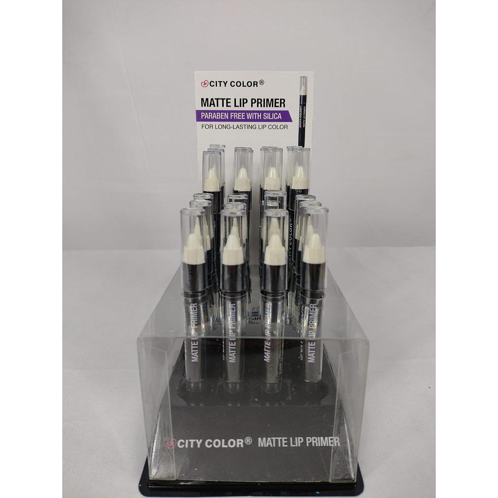 City Color - 24 Unidades Matte Lip Primer