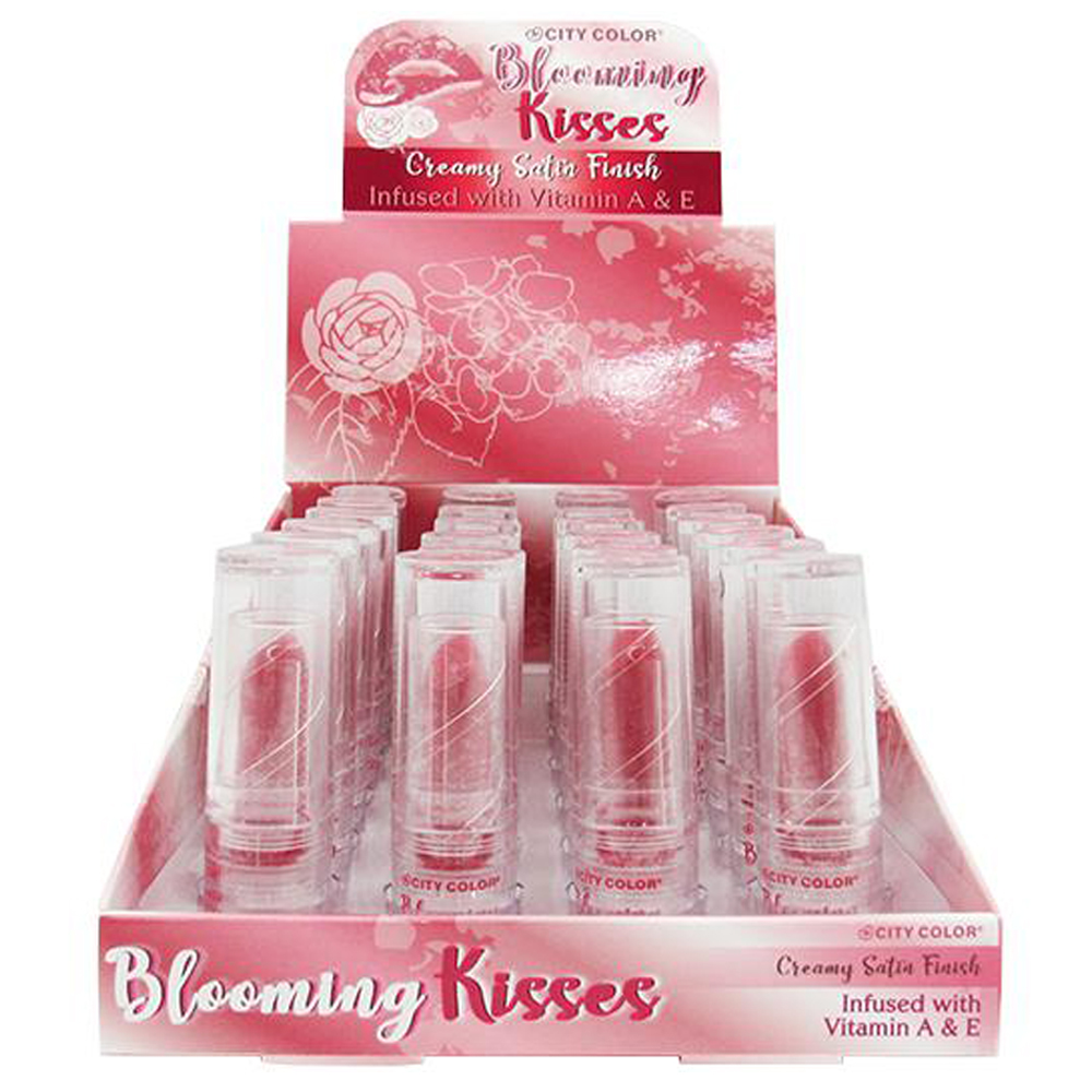City Color - 24 Unidades Labial Blooming Kisses Petunia