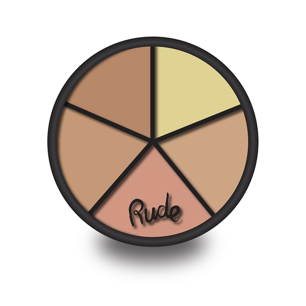 Rude - Fabulous Concealer Wheel - Light 12 Unidades