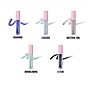 Beauty Creations - Glitterally Perfect Delineador Glitter Set 5 pcs Eye Catching